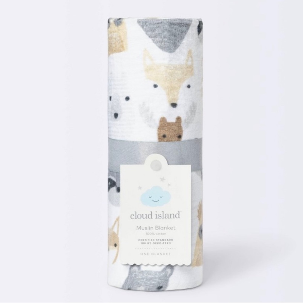 🆕 Muslin Swaddle Blanket Woodland Animals